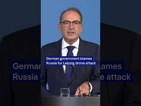 German government blames Russia for Leipzig drone attack | DW News