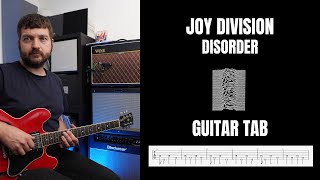 Joy Division - Disorder - Guitar Tab - Guitar Lesson