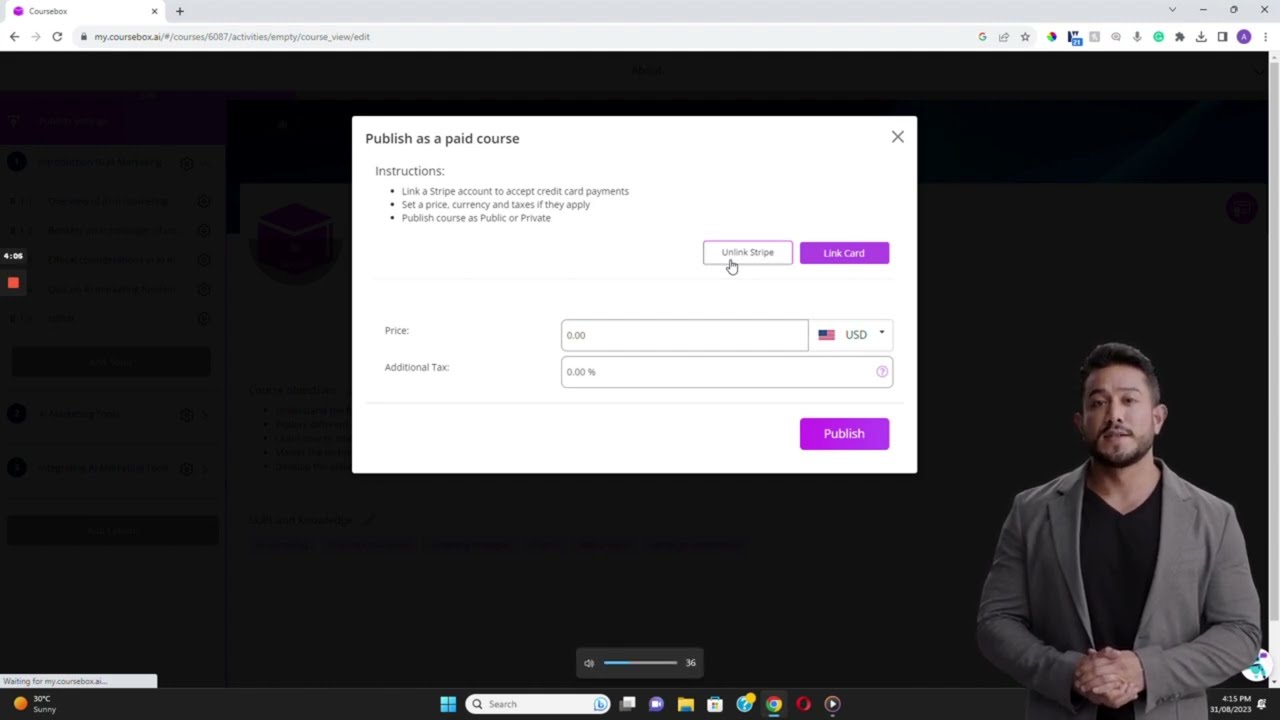 Selling Courses and Subscriptions