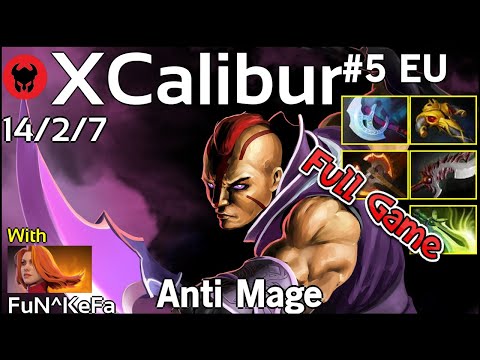 XCalibur [DTN] plays Anti Mage!!! Dota 2 Full Game 7.19
