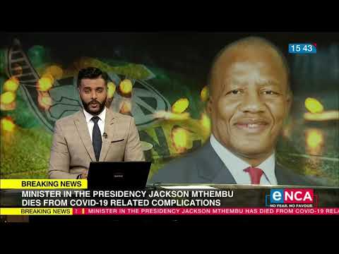 Political parties react to the passing of Jackson Mthembu