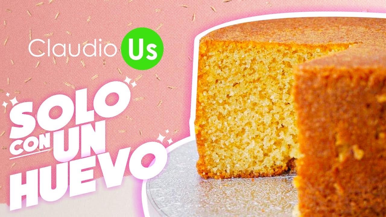 Pastel CON SOLO UN HUEVO - Claudio Us