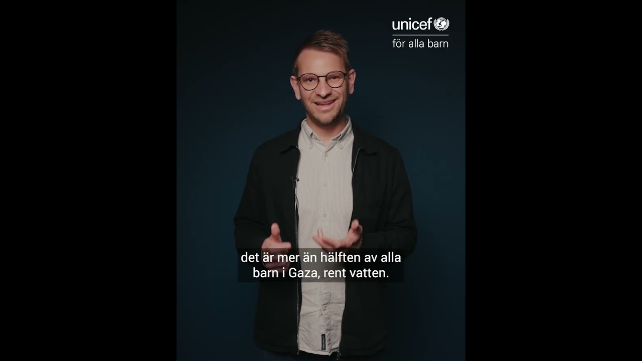 Det här gör UNICEF för barnen i Gaza just nu | Bli Världsförälder nu