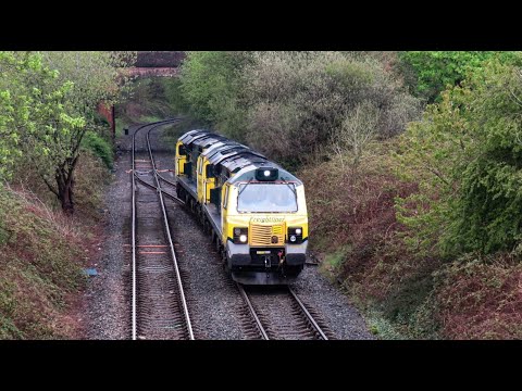 Freightliner Class 70 No's 70011 & 70020 on 0K98 Hope - Crewe Basford Hall on 08.05.21 HD