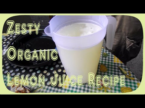 Zesty Organic Lemon Juice Recipe (Vloguary day 11)