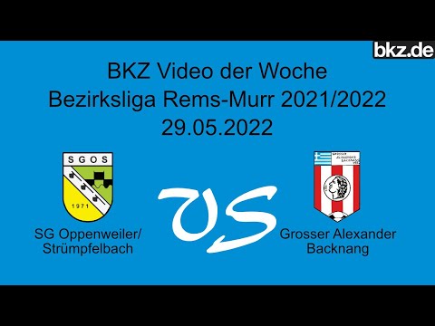 Football District League: SG Oppenweiler/Strümpfelbach - Großer Alexander Backnang