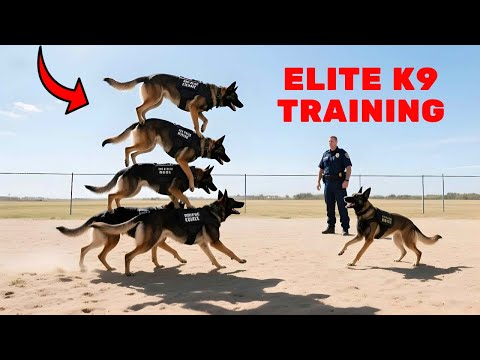Watch These German Shepherds Train Like Elite K9 Warriors! #dogtraining #animals #germanshepherd