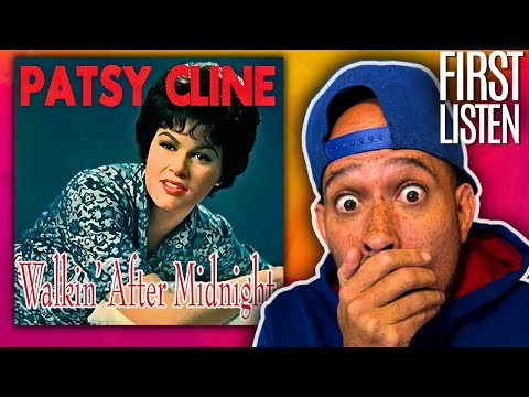 Rapper FIRST time REACTION to Patsy Cline - Walkin After Midnight! She is so FIRE...