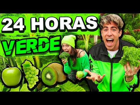 24 HORAS VIVIENDO Y COMIENDO VERDE !!!