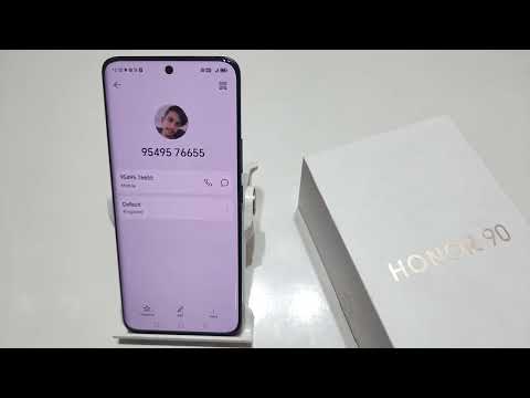 How to save contact number in honor 90 5g | Honor 90 me number kaise save kare | Save number
