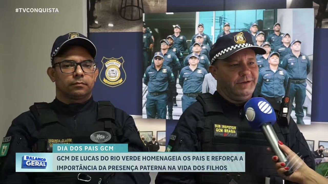 GCM de Lucas do Rio Verde homenageia os pais e destaca a importância da presença paterna