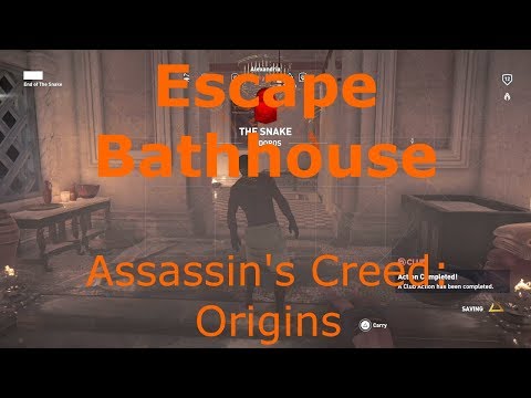 Escape the Bathhouse End of the Snake Assassin’s Creed: Origins