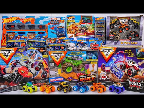 Monster Jam Collection Unboxing Review | Hot Wheels Monster Jam World Finals Stunt Pack