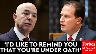 August Pfluger Asks Alejandro Mayorkas Repeatedly If The US Faces An Imminent Terrorist Attack