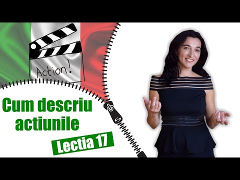 VERBUL (persoana 1, 2, 3 - singular) | Limba italiana | Lectia 17 | CC Sub RO
