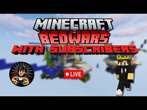 Insane Bedwars gameplay with fans LIVE!