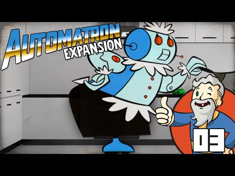 "MY SEXY FRENCHIE ROBOT!!!" MODDED Fallout 4 Automatron DLC Ep 03