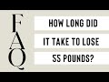 How long did it take me to lose 55 pounds on my GLP1 Semaglutide?