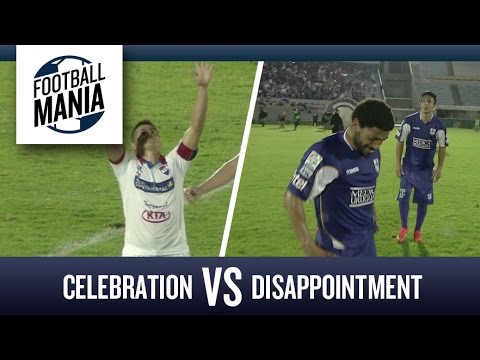 Celebration Vs. Disappointment!!! - Copa Libertadores Semifinal - Defensor (URU) 1-0 Nacional (PAR)
