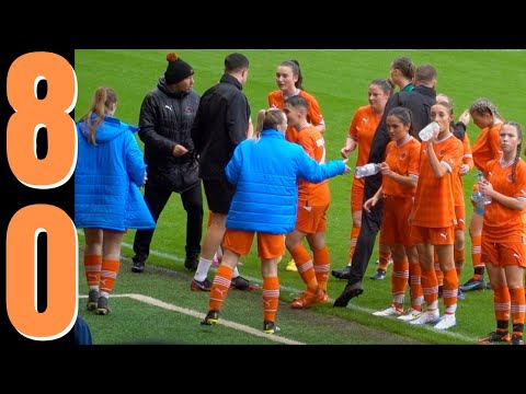 BLACKPOOL FC LADIES 8-0 BOLTON WANDERERS LADIES | Lancashire FA CHALLENGE CUP | MATCH VLOG
