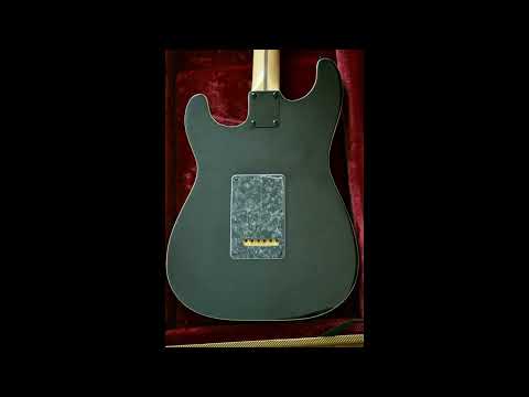 Custom Build Strat Style HSS w/Dimarzio PU's, Gloss Black w/Cream Double Binding image 10