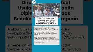 Dirut KAI Tolak Usulan Menteri PPPA soal Gerbong Wanita Dipindah, Keselamatan Tak Bedakan Gender