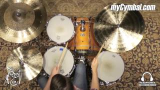 Video thumbnail for Crescent 22" Wide Ride Cymbal by Sabian - 2624g (S22R-1060616HH) by Memphis Drum Shop