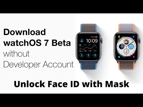 How to install WatchOS 7 Beta to your Apple Watch!Unlock Face ID with Mask feature.
