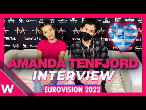 Amanda Georgiadis Tenfjord (Greece Eurovision 2022) | Interview after second rehearsal