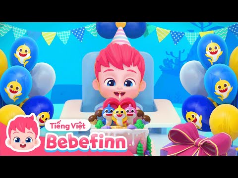 Khúc hát mừng sinh nhật | Tập33 | Birthday Song | Hoạt hình 3D |  Bebefinn Tiếng Việt-Nhạc thiếu nhi