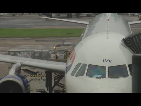 Full flight video on British Airways 1389 Manchester to London Heathrow airport