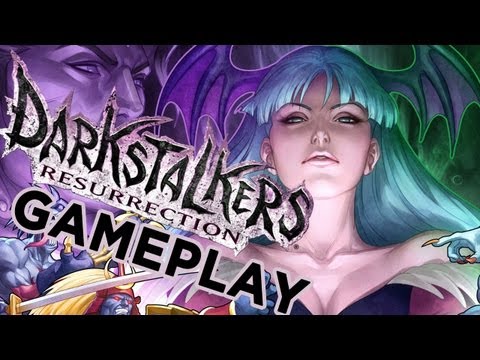 Darkstalkers Resurrection Gameplay Walkthrough! Detailed Options, New Features and more!