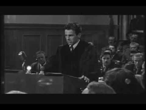 Maximilian Schell in Judgment at Nuremberg -- "World's Guilt"