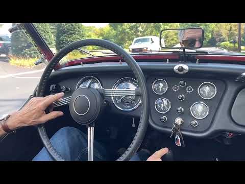 1962 Triumph TR3 - driving