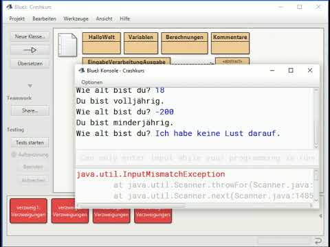Java-CrashKurs 06 -Verzweigungen