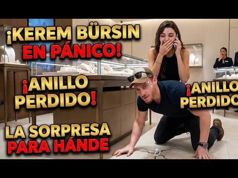 Kerem Bürsin se rió al contar el pánico que sintió al elegir un anillo para Hande Erçel