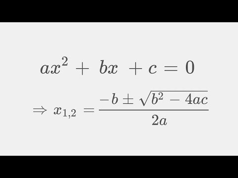 Die p-q-Formel: Eine Herleitung