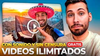 Por fin... Crea Vídeos GRATIS con Audio, Calidad y SIN Censura