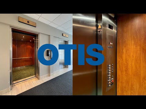Modded OTIS Lexan Traction Elevators - Airport Corporate Center - Burlingame, CA