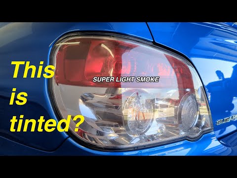 Super Light Smoke Ultimate Tint | How To Low Key Tint Your Tail Lights