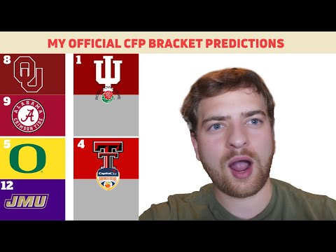 My Official 2025 College Football Playoff Bracket Predictions