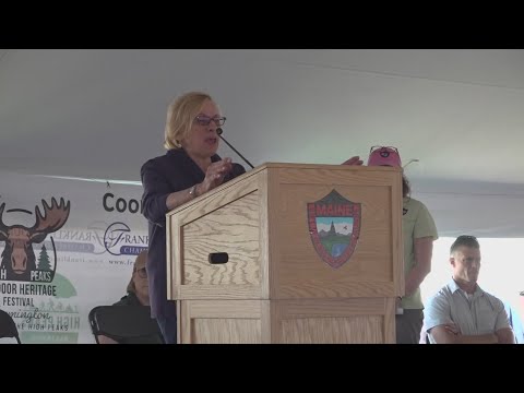 Gov. Mills heckled while on stage at Maine Moose Lottery event