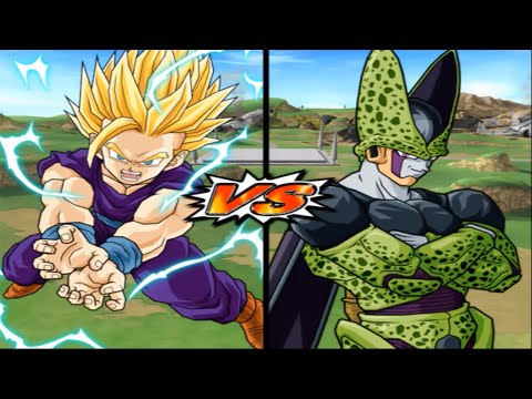 DBZ Budokai Tenkaichi 3 - Single Battle | Teen Gohan SS2 vs Cell Perfect Form