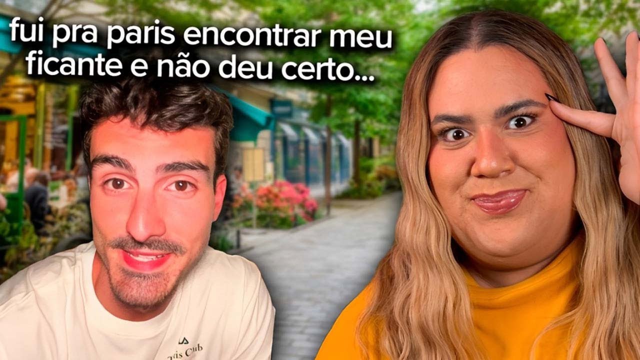 Ele viajou pra PARIS atrás do ficante e levou um BOLO