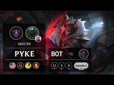 Pyke Bot vs Lucian - NA Master Patch 9.7