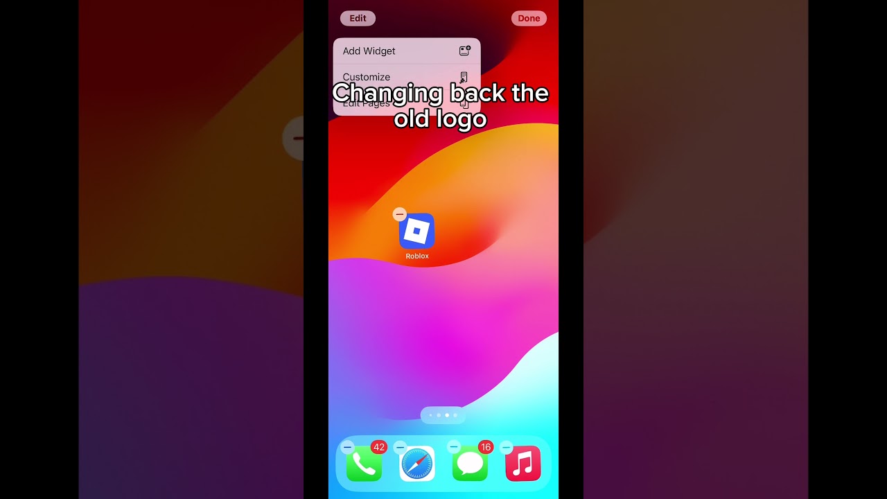 changing back the old Roblox logo #roblox #nostalgia #edit
