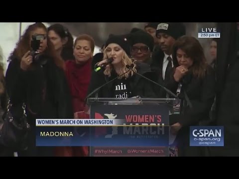 Madonna's January 22, 2017 'F*ck You' to #POTUSTrump!