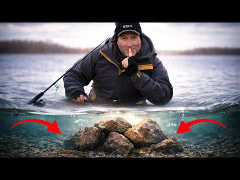 You have to find this spot | Zander fishing in winter
