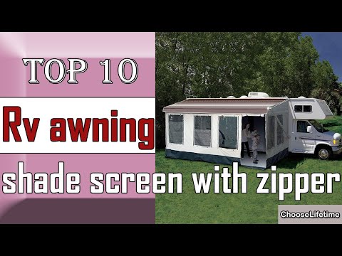 ✅ 10 Best rv awning shade screen with zipper New Model 2022