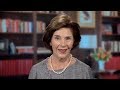 Former First Lady Laura Bush Records Message For Sesame Street For Military Families